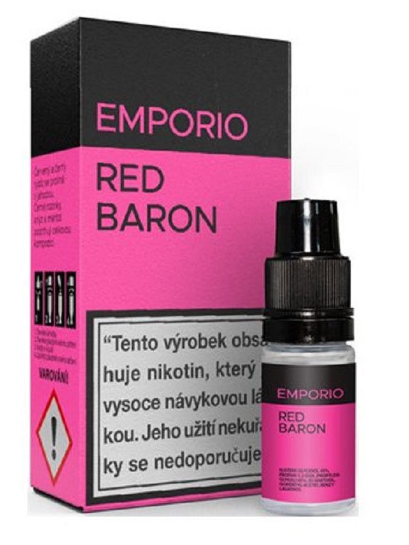 e-liquid Emporio Red Baron 10ml Obsah nikotinu: 0 mg