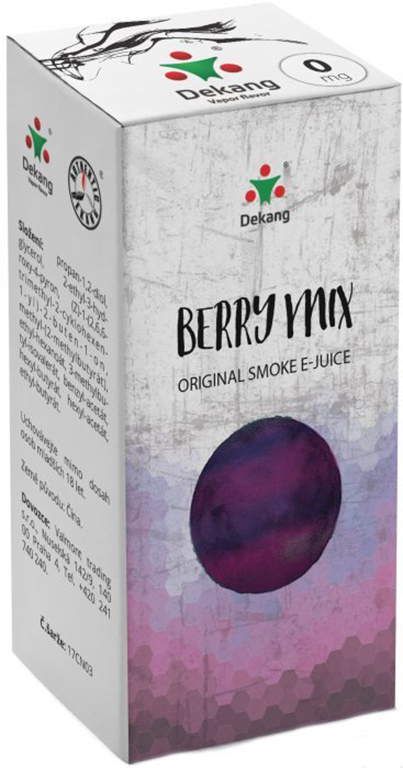 e-liquid Dekang Berry Mix (Lesní Plody), 10ml Obsah nikotinu: 0 mg