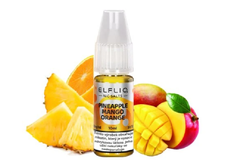 e-liquid ELF BAR ELFLIQ Pineapple Mango Orange 10ml Obsah nikotinu: 10 mg
