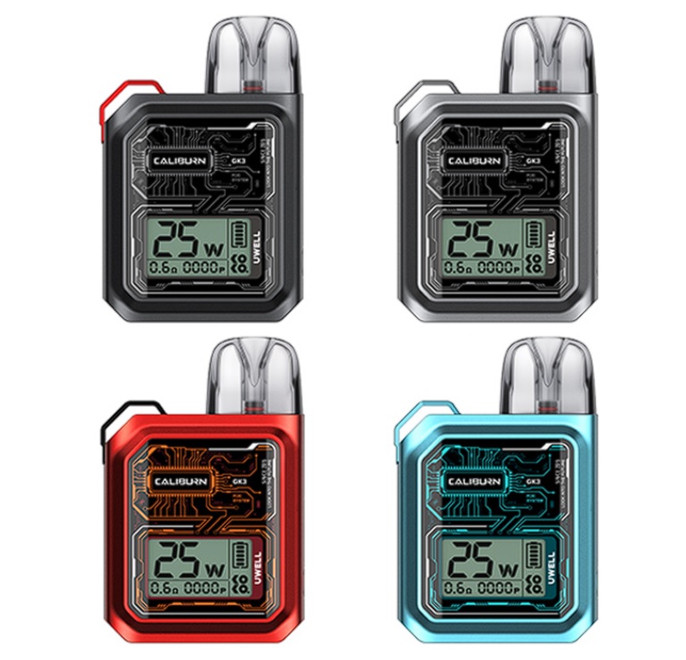 Uwell Caliburn GK3 Pod Kit Barva: Červená