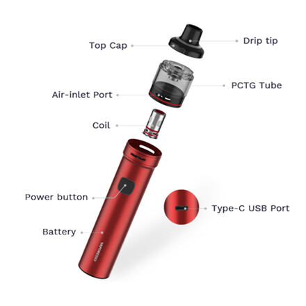 Vaporesso GTX GO 80 Pod Kit 3000mAh Barva: Šedá (obrázek 13)