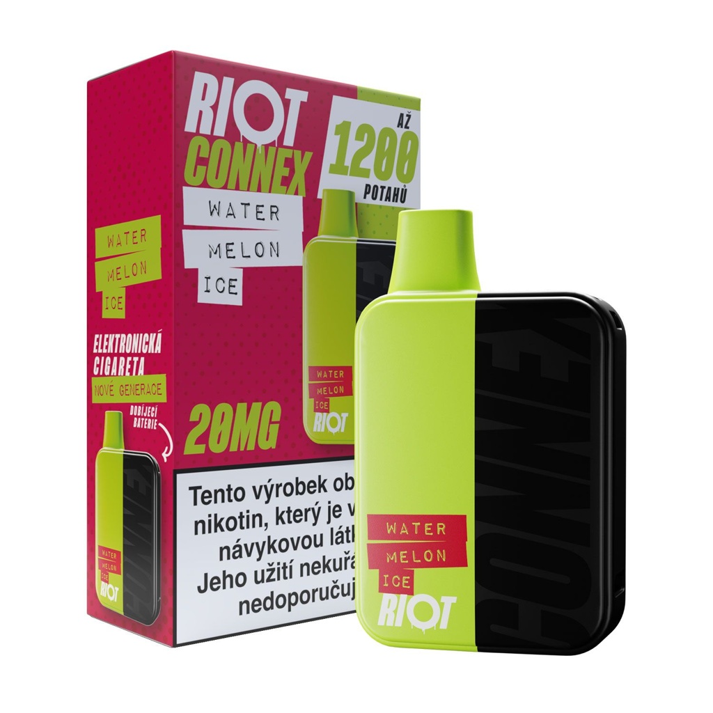 RIOT Connex Kit (Watermelon Ice) Obsah nikotinu: 20 mg Ledový vodní meloun