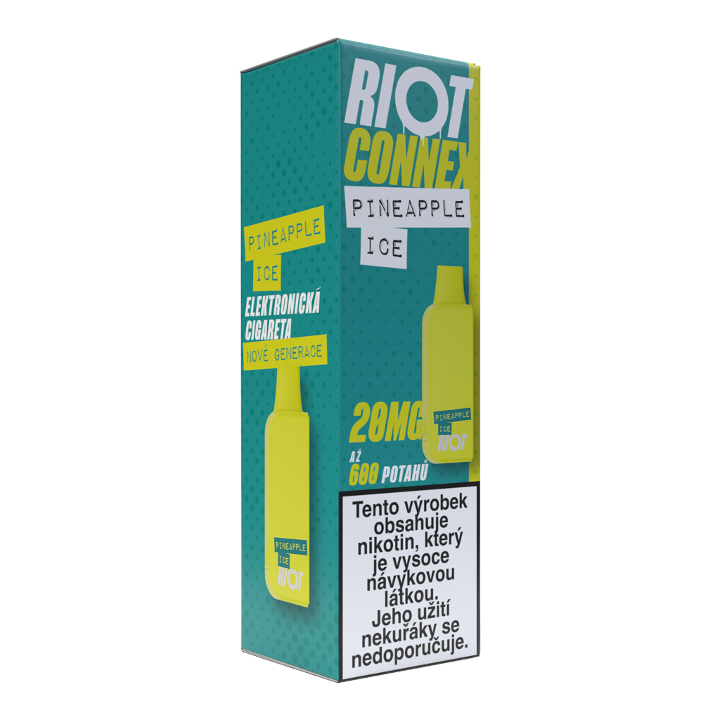RIOT Connex předplněná kapsle (Pineapple Ice) Obsah nikotinu: 20 mg Chladivý ananas (obrázek 4)