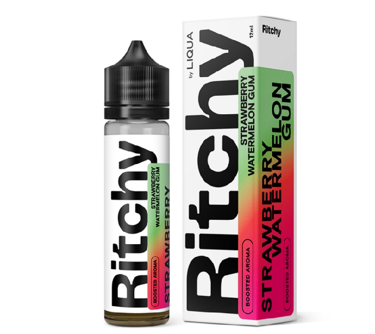 Příchuť Ritchy S&V: Strawberry Watermelon Gum (Jahodovo-melounová žvýkačka) 12ml
