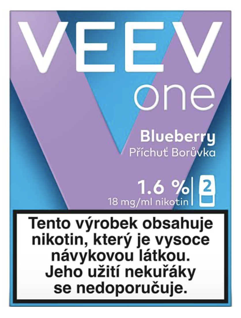 VEEV ONE náplň Blueberry 18mg - 2ks Borůvka
