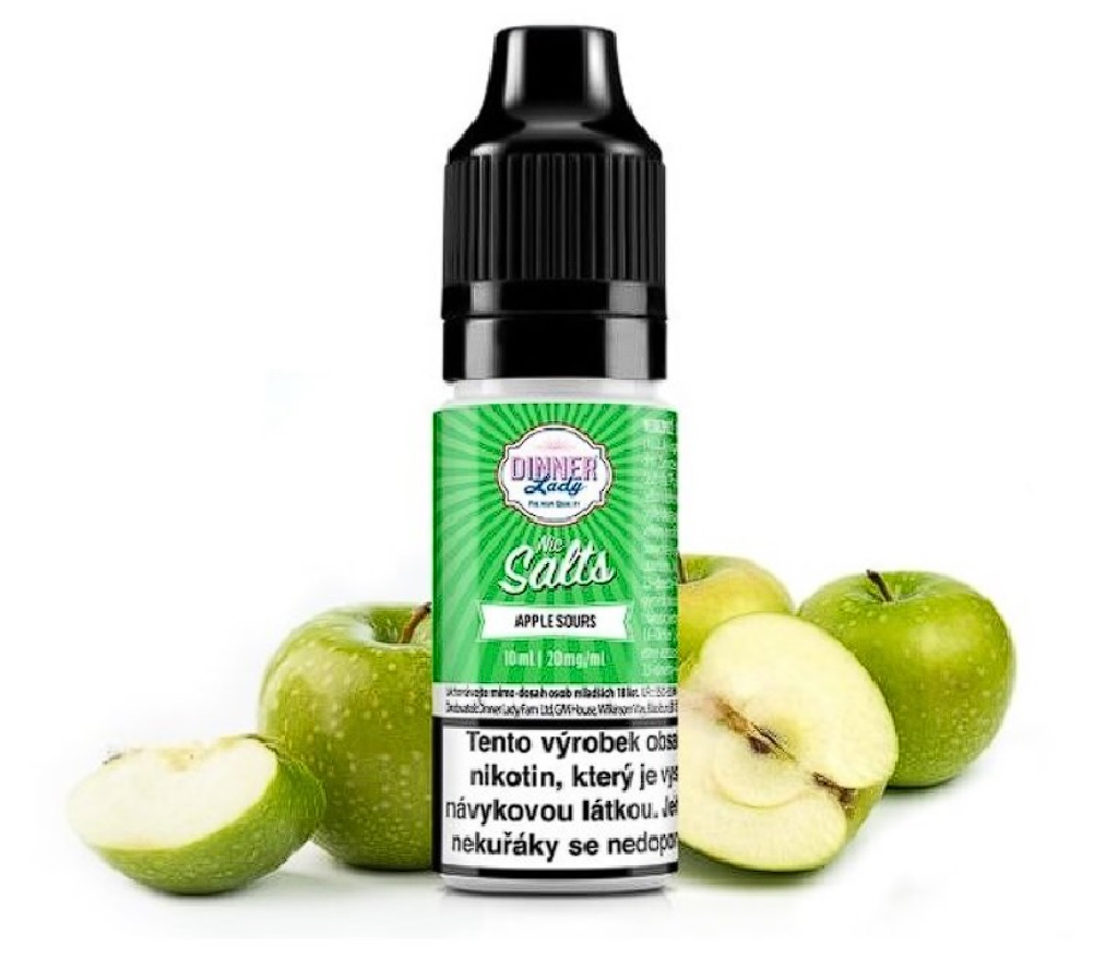 e-liquid Dinner Lady Apple Sours 10ml 20mg