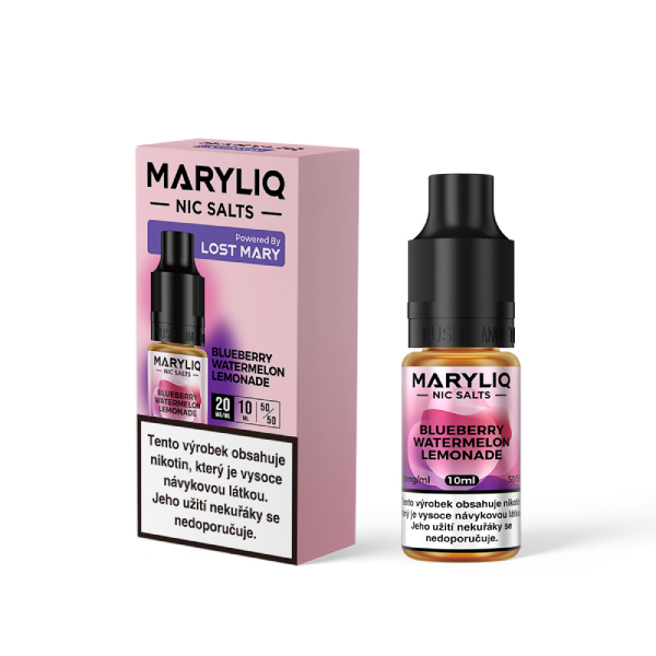 e-liquid Lost Mary MARYLIQ Blueberry Watermelon Lemonade 10ml 20mg Borůvka a meloun (obrázek 3)