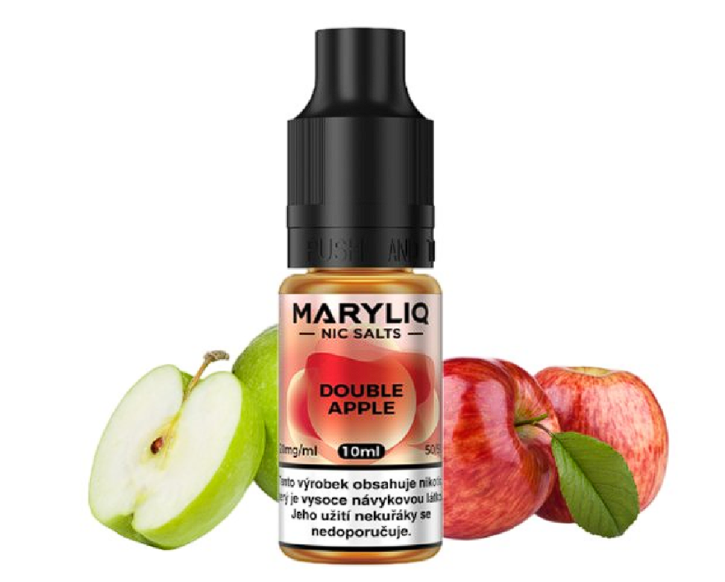e-liquid Lost Mary MARYLIQ Double Apple 10ml 20mg Červené a zelené jablko