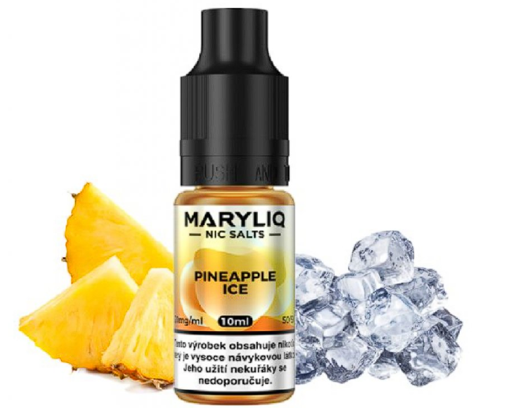 e-liquid Lost Mary MARYLIQ Pineapple Ice 10ml 20mg Chladivý ananas