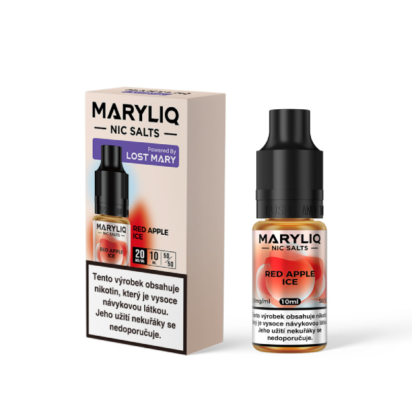 e-liquid Lost Mary MARYLIQ Red Apple Ice 10ml 20mg Chladivé červené jablko (obrázek 3)