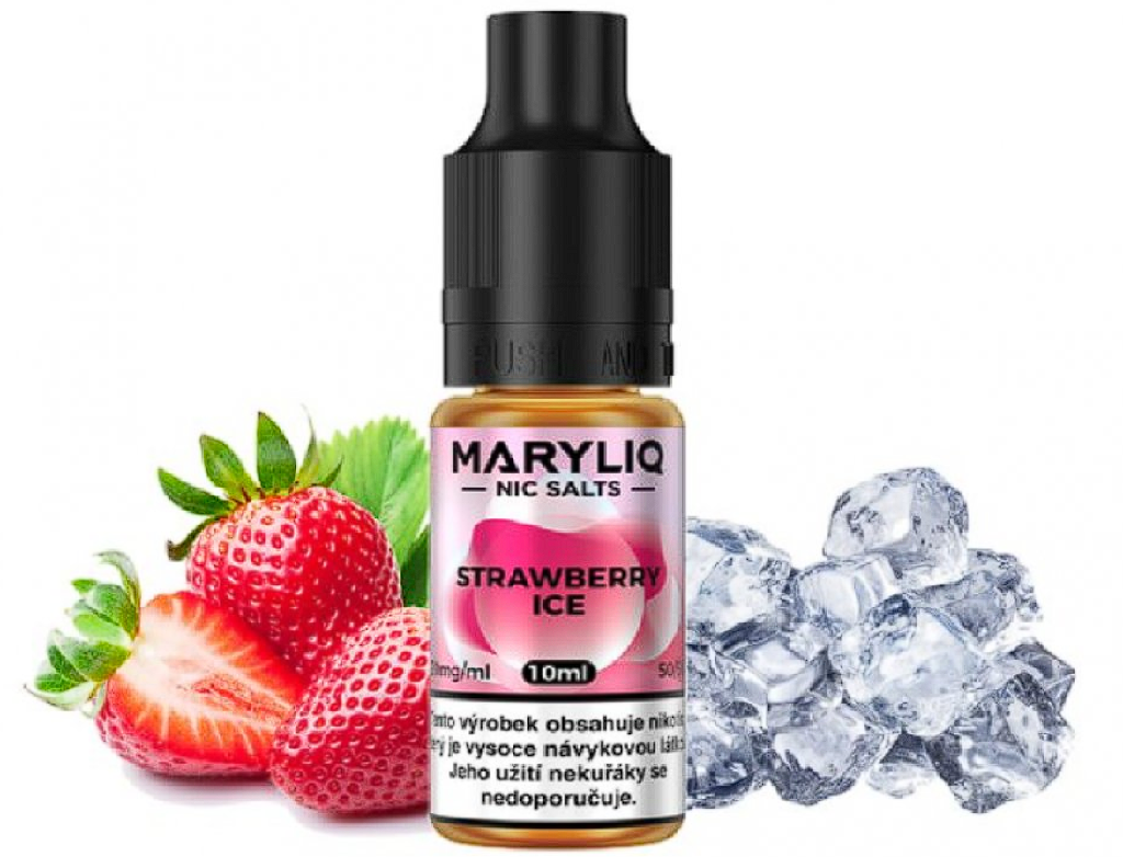 e-liquid Lost Mary MARYLIQ Strawberry Ice 10ml 20mg Chladivá jahoda