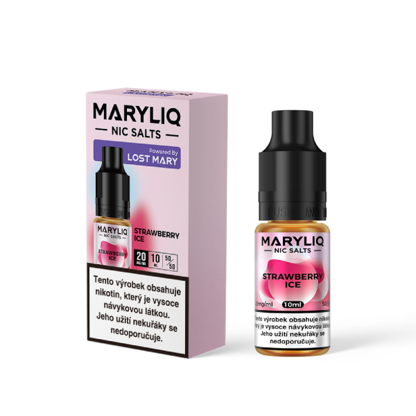 e-liquid Lost Mary MARYLIQ Strawberry Ice 10ml 20mg Chladivá jahoda (obrázek 3)