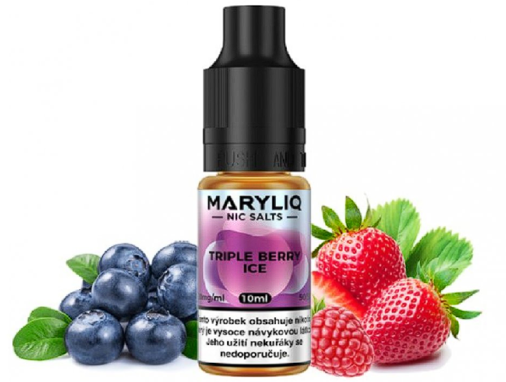 e-liquid Lost Mary MARYLIQ Triple Berry Ice 10ml 20mg Chladivé lesní plody