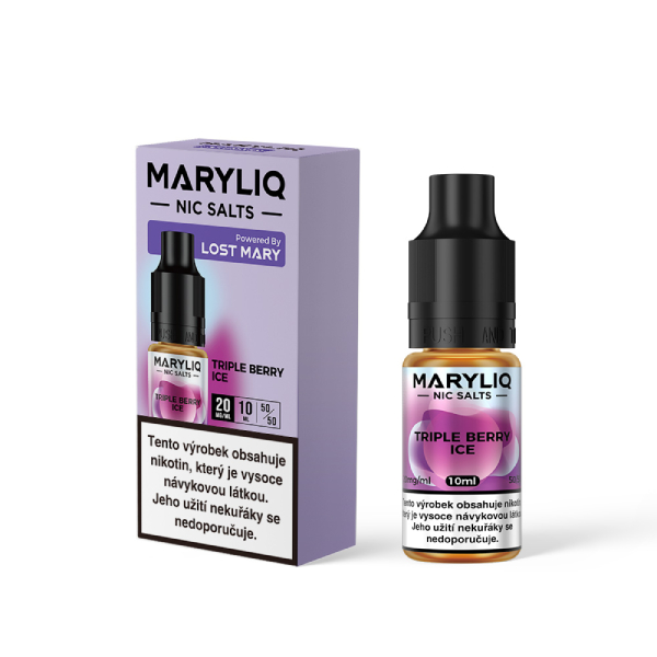 e-liquid Lost Mary MARYLIQ Triple Berry Ice 10ml 20mg Chladivé lesní plody (obrázek 3)