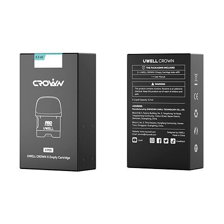 Uwell Crown X Pod náhradní cartridge 2ks Objem: 5,3ml