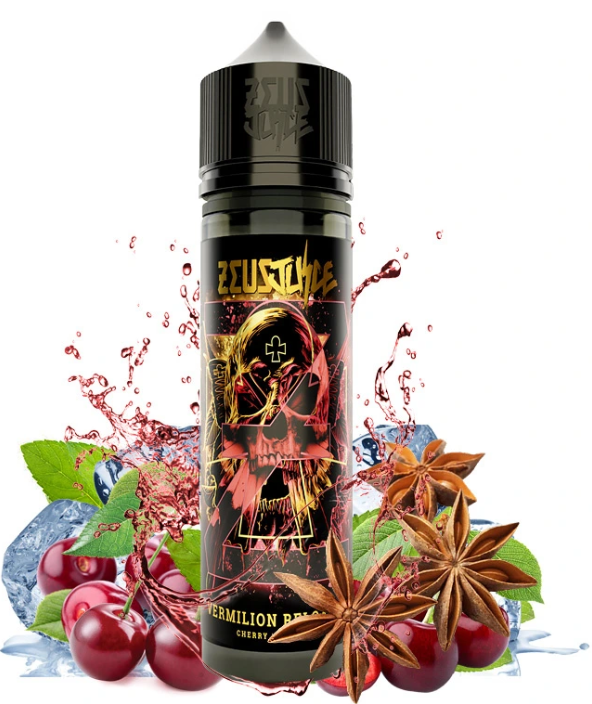 Příchuť Zeus Juice S&V: Vermilion Reloaded (Třešeň s mentolem a anýzem) 10ml