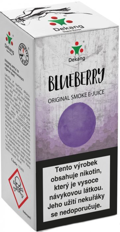 e-liquid Dekang Blueberry (Borůvka), 10ml Obsah nikotinu: 0 mg