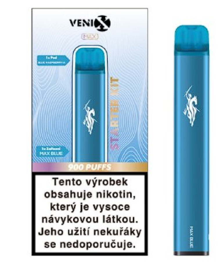 VENIX Max POD Starter Kit - Blue Raspberry-X Modrá malina