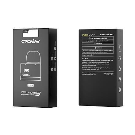 Uwell Crown S Pod náhradní cartridge 2ks Odpor: 0,6 Ohm (obrázek 6)