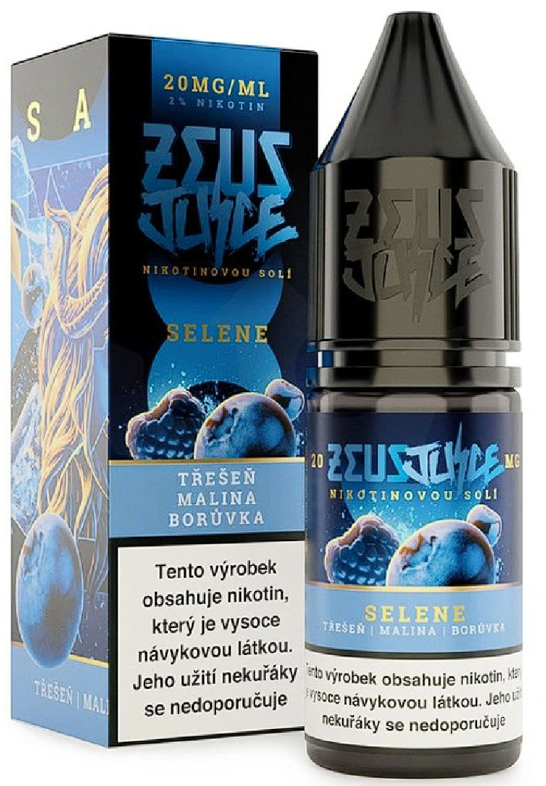 Zeus Juice Salt - Selene (Třešeň, malina, borůvka) 10ml 20mg Třešeň, malina, borůvka