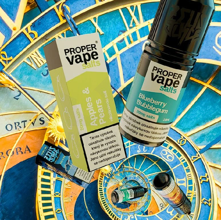 Zeus Juice Proper Vape Salt – Blueberry Bubblegum 10ml 20mg Borůvková žvýkačka