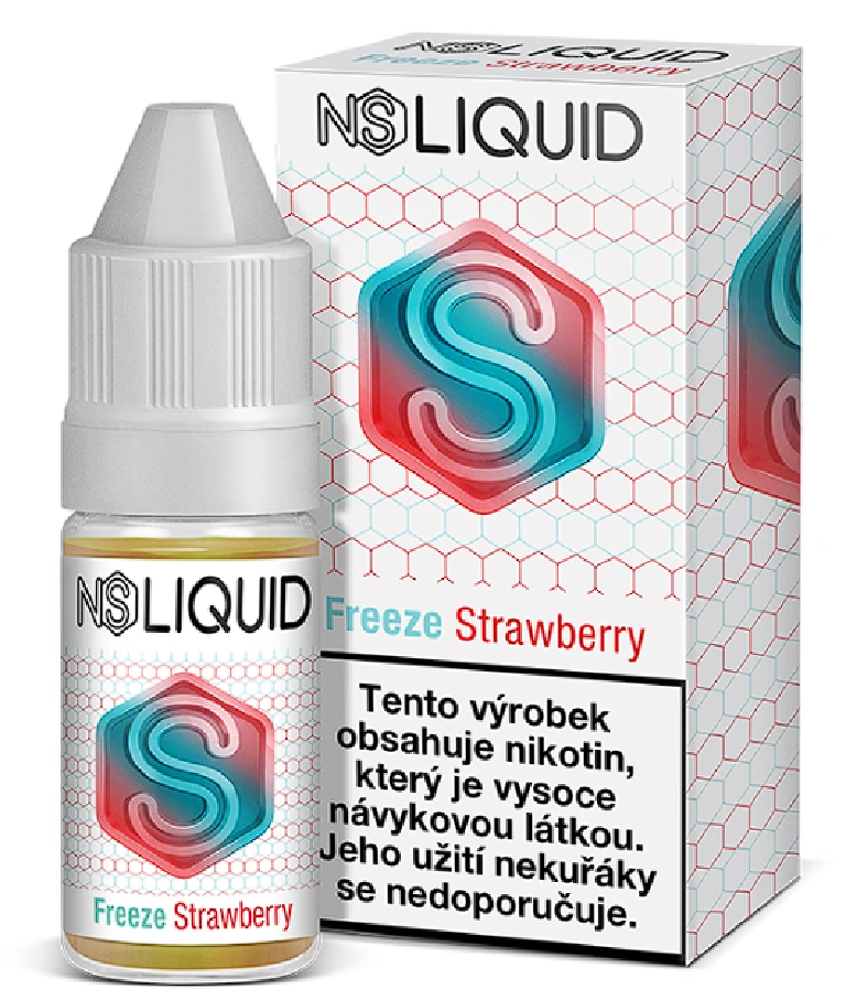 SLIQUID - Freeze Strawberry (Ledová jahoda) 10ml Obsah nikotinu: 20 mg Ledová jahoda