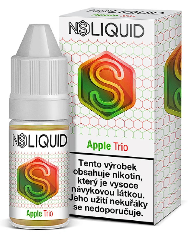 SLIQUID - Apple Trio (Trojité jablko) 10ml Obsah nikotinu: 10 mg Trojité jablko