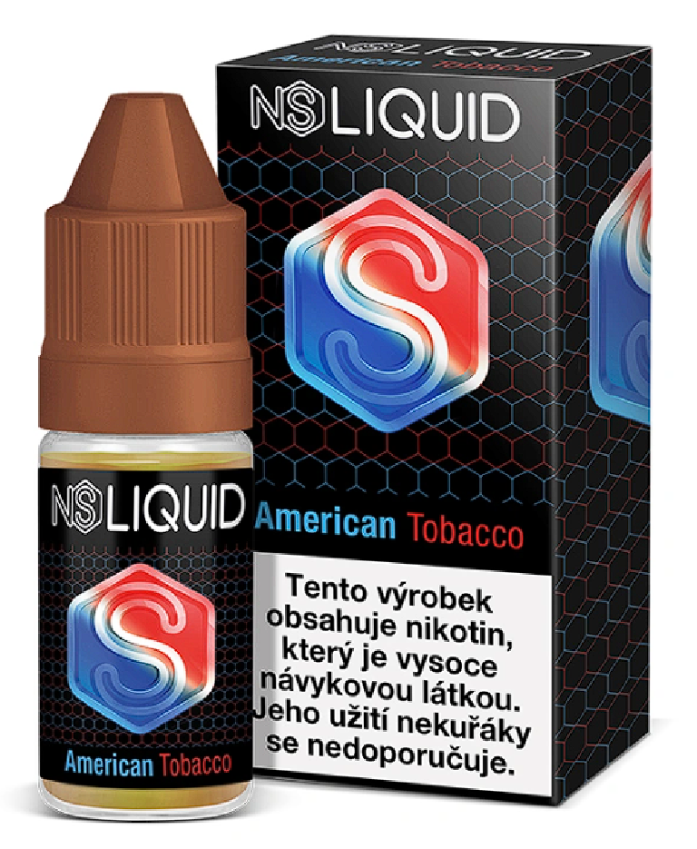 SLIQUID - American Tobacco (Americký tabák) 10ml Obsah nikotinu: 10 mg Americký tabák