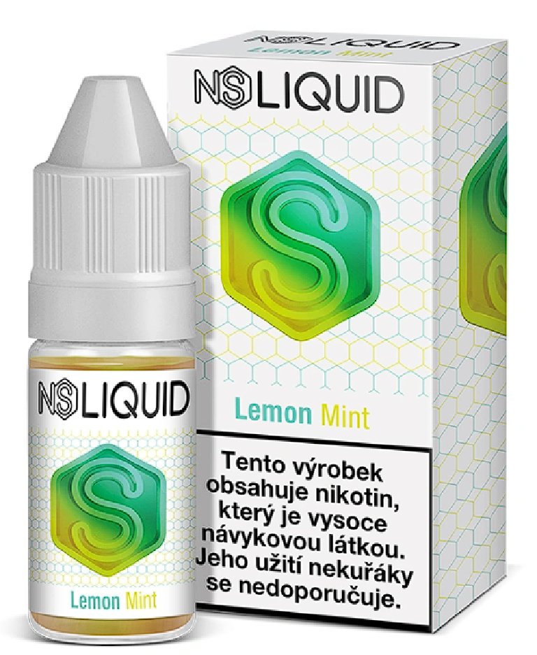 SLIQUID - Lemon Mint (Citron s mátou) 10ml Obsah nikotinu: 20 mg Citron s mátou