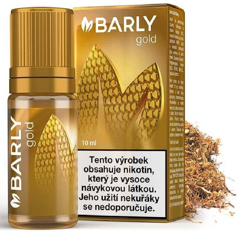 Barly Gold Tobacco 10ml Obsah nikotinu: 18 mg Gold Tobacco