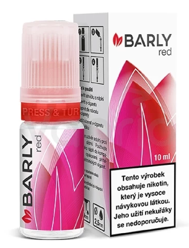 Barly RED 10ml Obsah nikotinu: 0 mg RED