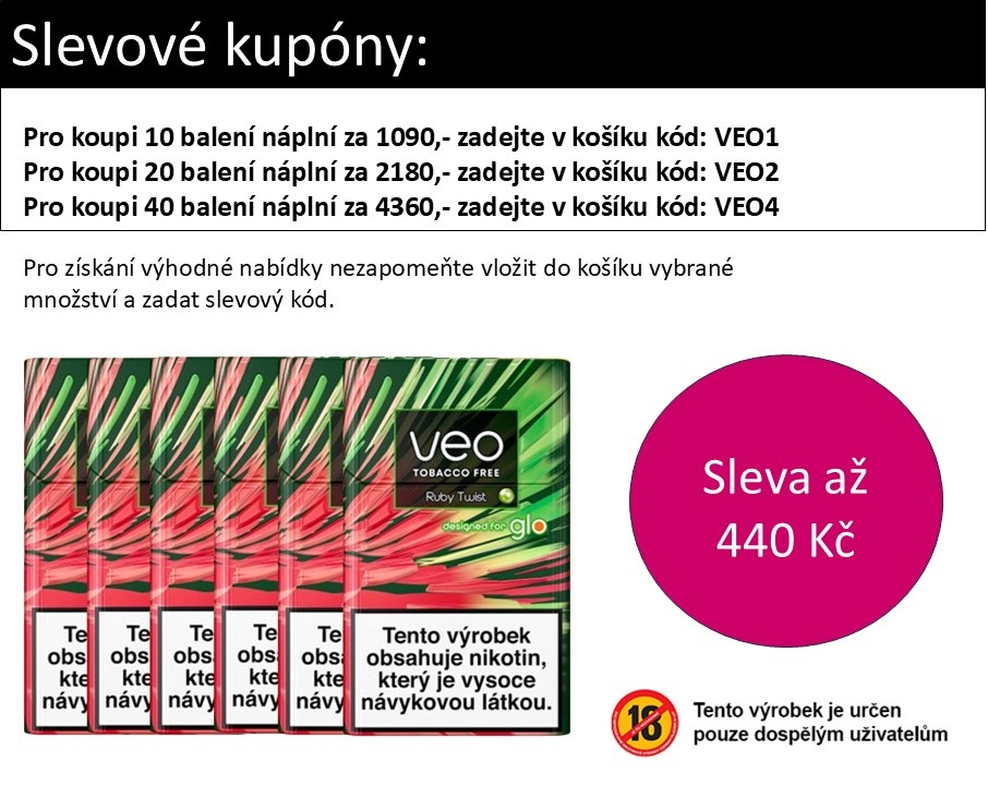 glo VEO Náplň glo veo™ RUBY TWIST