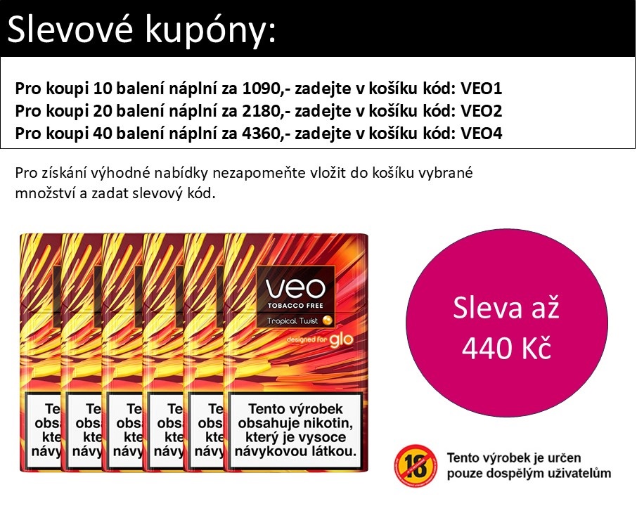 glo VEO Náplň glo veo™ TROPICAL TWIST