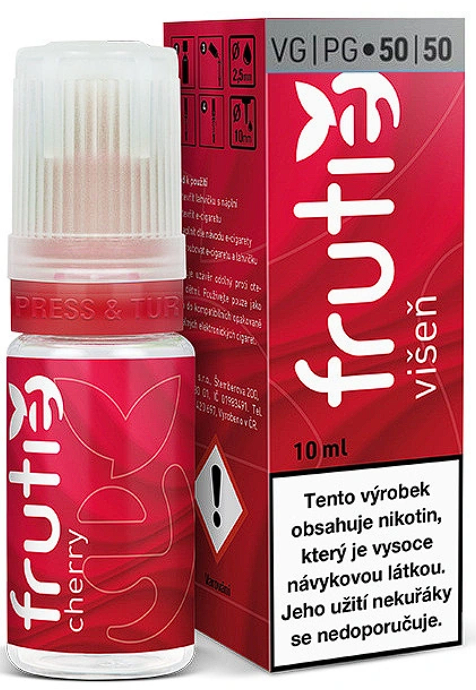Frutie - Sour Cherry (Třešeň) 10ml Obsah nikotinu: 0 mg Třešeň