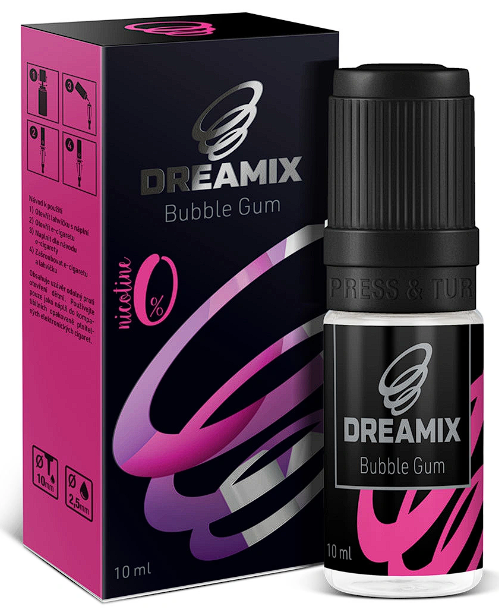 Dreamix - Bubblegum (Žvýkačka) 10ml Obsah nikotinu: 0 mg