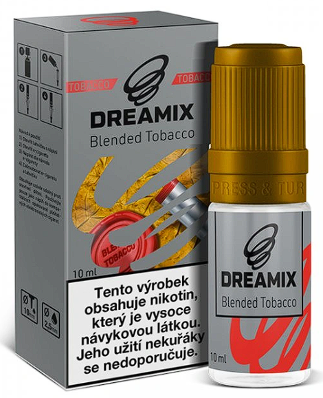 Dreamix - Blended Tobacco (Směs tabáků) 10ml Obsah nikotinu: 12 mg