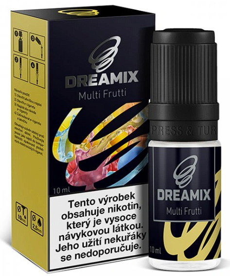 Dreamix - Multi Frutti (Ovocný mix) 10ml Obsah nikotinu: 0 mg