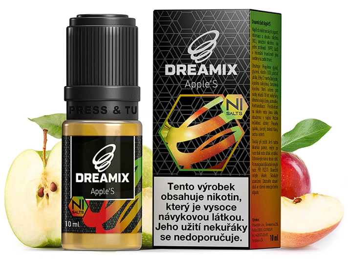 Dreamix SALT - Apple (Jablko) 10ml Obsah nikotinu: 10 mg Jablko