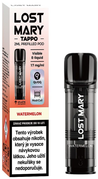 Lost Mary TAPPO náplň (Watermelon) 17mg Vodní meloun