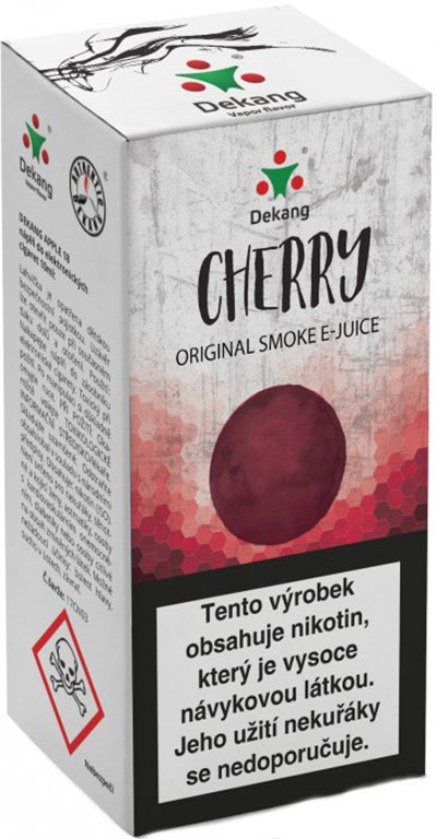 e-liquid Dekang Cherry (Třešeň), 10ml Obsah nikotinu: 0 mg