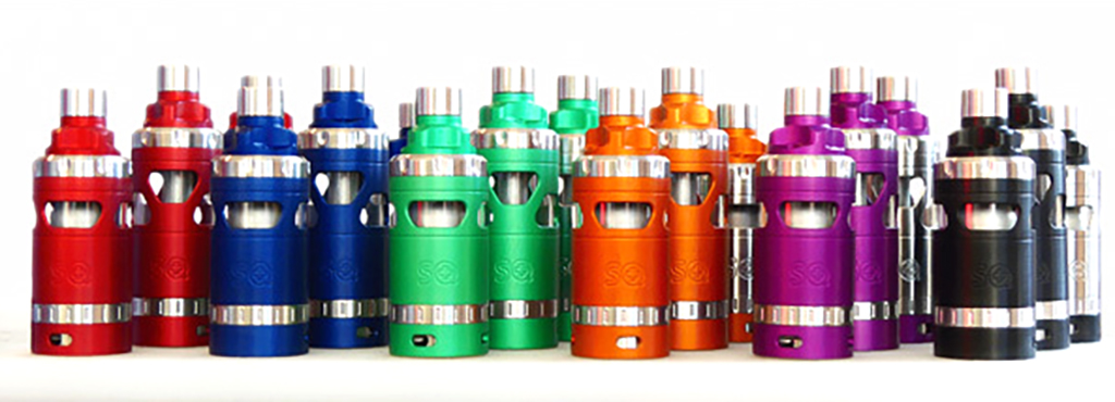 SQUAPE E Motion RTA 2ml atomizér Barva: Červená