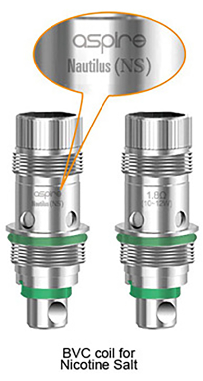 aSpire Nautilus BVC NS žhavící hlava 1,8 ohm