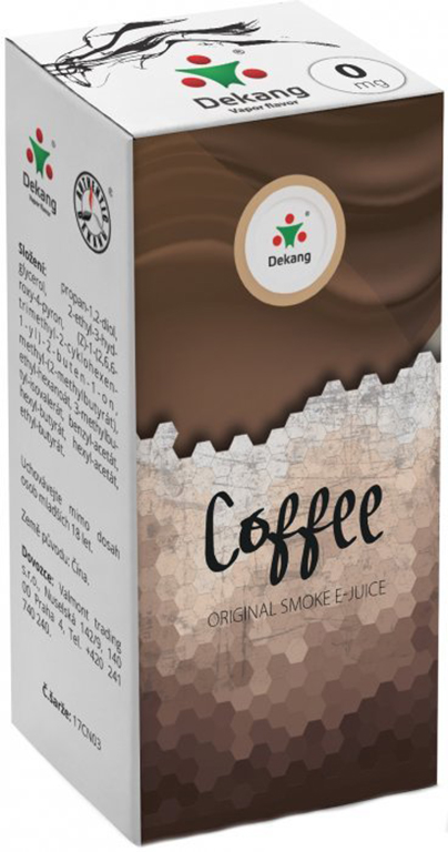 e-liquid Dekang Coffee (Káva) 10ml Obsah nikotinu: 0 mg