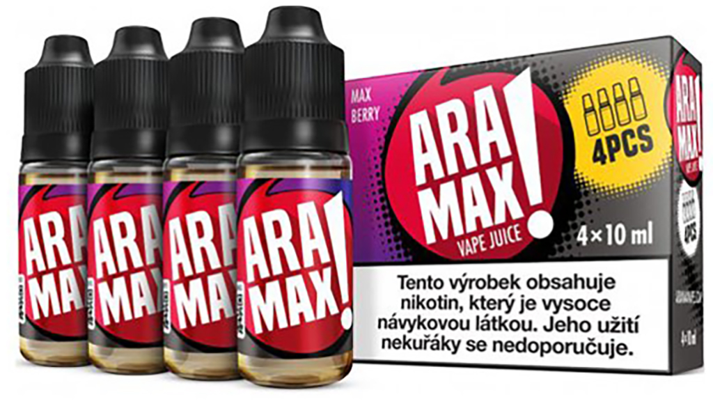 e-liquid ARAMAX Max Berry 4x10ml Obsah nikotinu: 12 mg