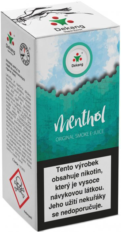 Dekang e-liquid Menthol (Mentol), 10ml Obsah nikotinu: 16 mg