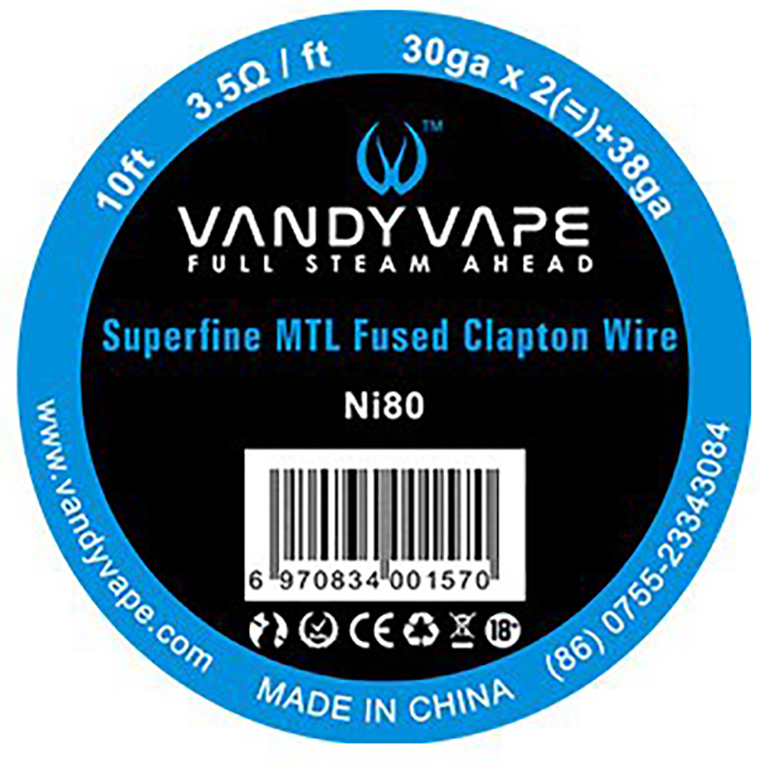 Vandy Vape Superfine MTL odporový drát Ni80 3m