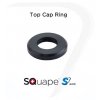 SQUAPE S[EVEN] BF RDA TOP CAP RING ULTEM BLACK