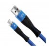 Dobíjecí kabel Kumiho K 2 USB C 2,4A (Černo modrý)
