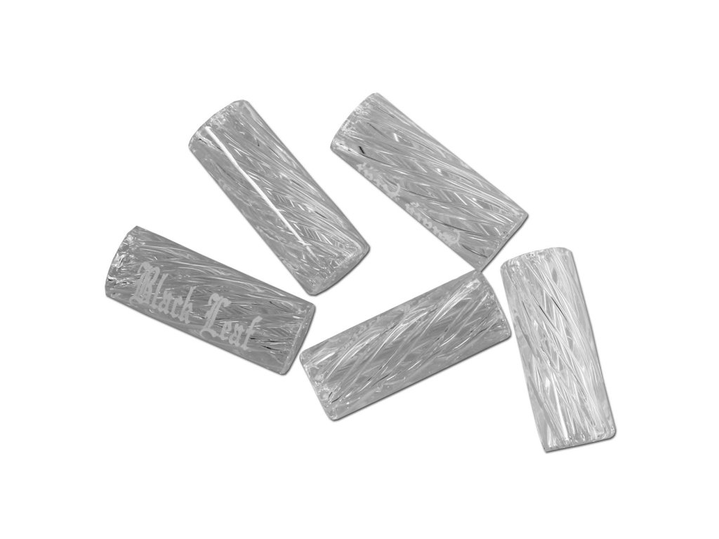 Sklenený filter Black Leaf 7-Holes 10 mm číry