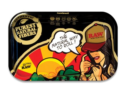 RAW Brazil Tray Small – limitovaná edícia tácky s brazílskou RAW Girl | Vaporama.sk